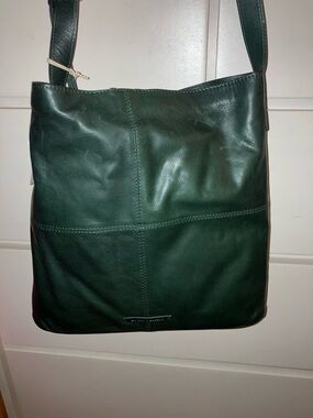 Lucky Brand Emerald Green Leather Bag